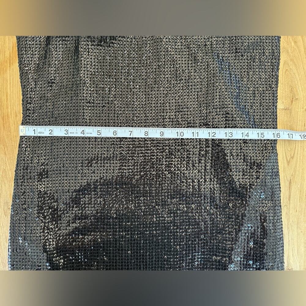 Vince Camuto Black Mini Sequin Cocktail Dress Size XS - Picture 9 of 9